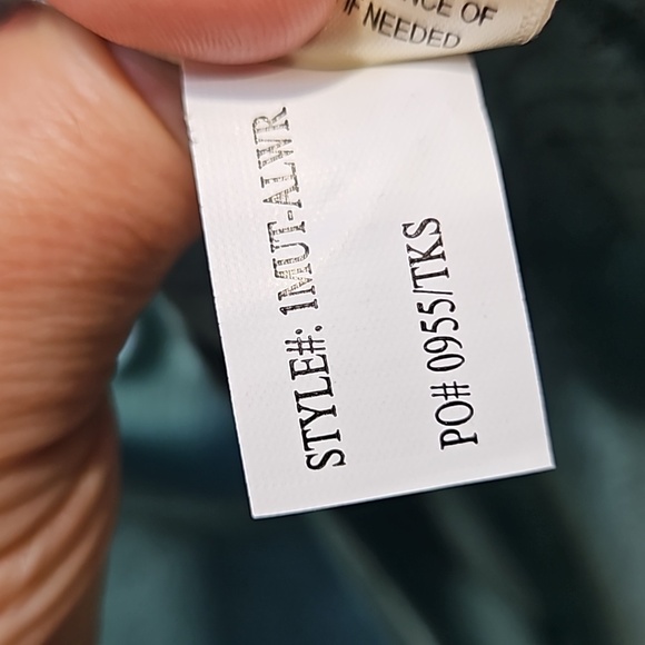 Tru Self, Aqua Top, Lace, Sz LG, Rayon, Stretch - Picture 15 of 15